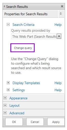 Change Query